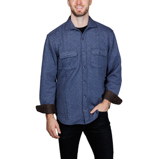 Breeze Break Quilted Sweater Shirt