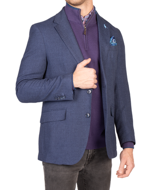 Statement Solid Textured Sport Coat
