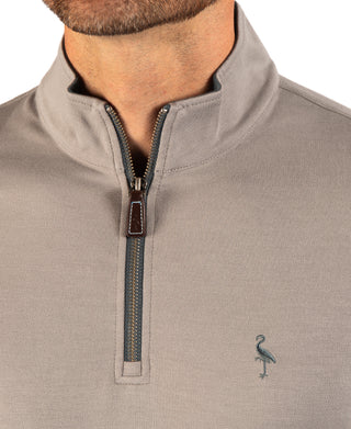 Stone Washed Quarter Zip