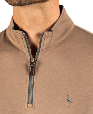 Stone Washed Quarter Zip