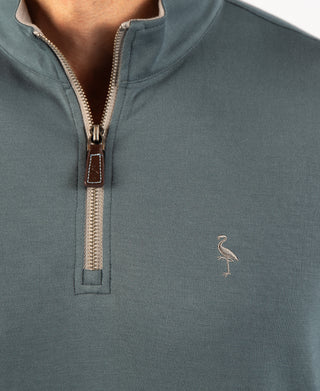 Stone Washed Quarter Zip