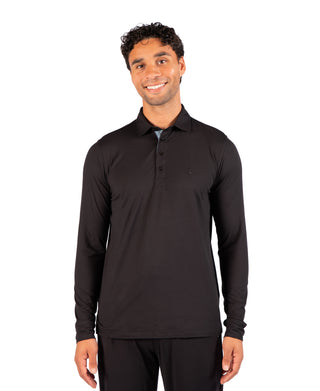 Ultra Soft Melange Long Sleeve Polo