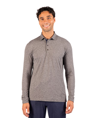 Ultra Soft Melange Long Sleeve Polo