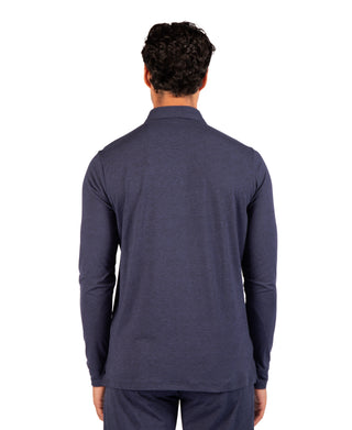 Ultra Soft Melange Long Sleeve Polo