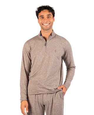 Ultra Soft Melange Quarter Zip