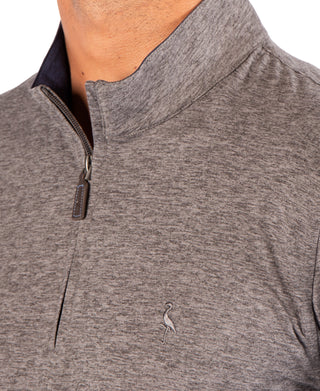 Ultra Soft Melange Quarter Zip