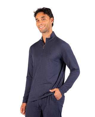 Ultra Soft Melange Quarter Zip