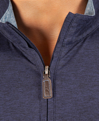 Ultra Soft Melange Quarter Zip