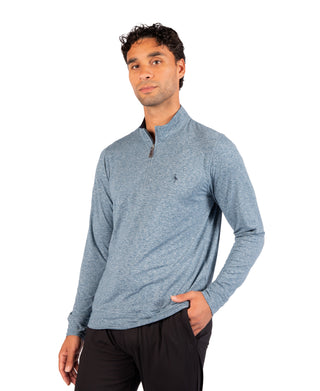 Ultra Soft Melange Quarter Zip