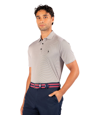 Mini Stripe Performance Polo