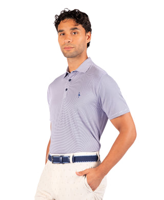 Mini Stripe Performance Polo