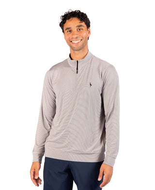 Mini Stripe Performance Quarter Zip