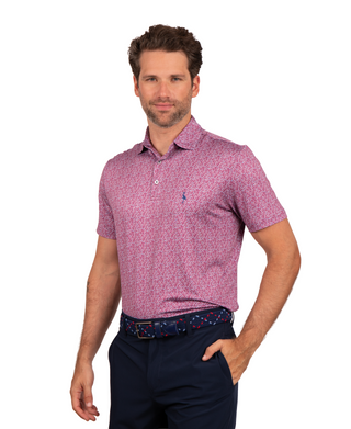 Mini Ditsy Performance Polo