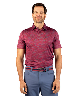 Martini Glasses Performance Polo
