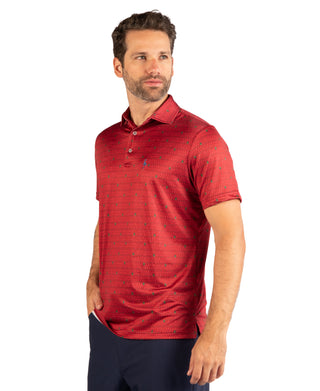 Holiday Martini Glasses Performance Polo