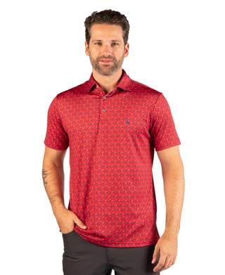 Golf Carts and Snowflakes Performance Polo