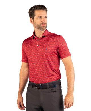 Golf Carts and Snowflakes Performance Polo