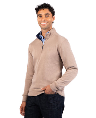 French Rib Quarter Zip