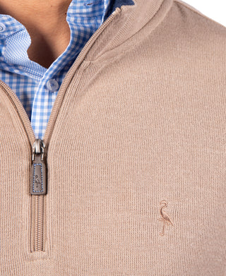 French Rib Quarter Zip