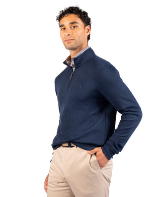 French Rib Quarter Zip
