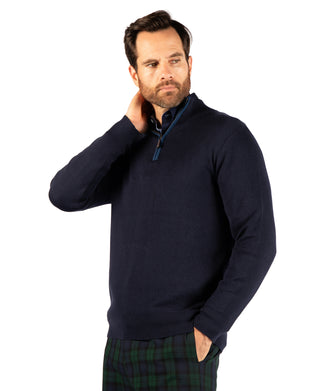 Fine Knit Quarter Zip