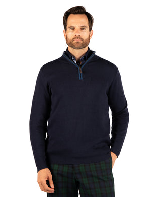 Fine Knit Quarter Zip