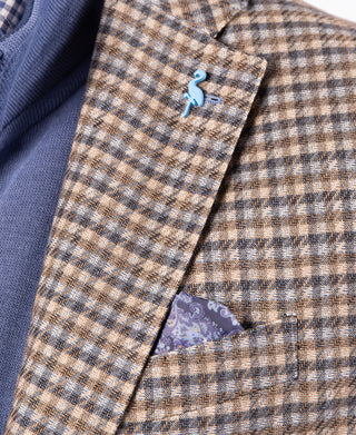 Heathered Gingham Check Sport Coat