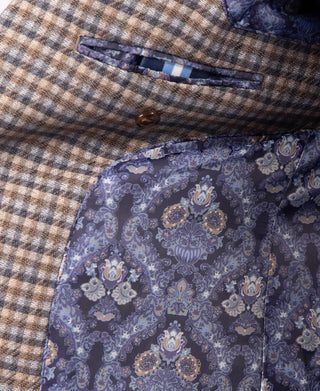 Heathered Gingham Check Sport Coat