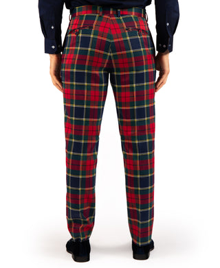 Holiday Tartan Plaid Dress Pants