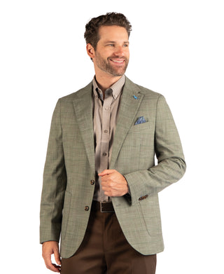 Heathered Plaid Sport Coat