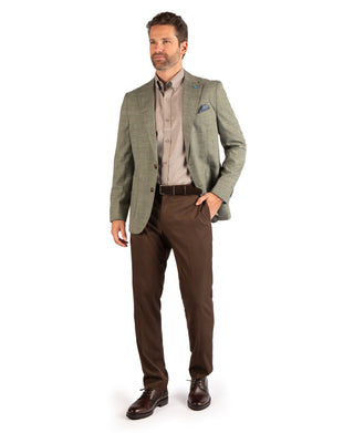 Heathered Plaid Sport Coat