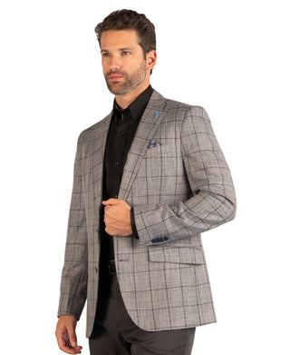 Sharp Windowpane Sport Coat