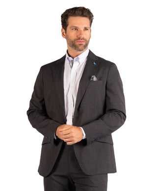 Smart Textured Grid Sport Coat
