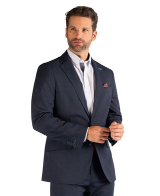 Smart Textured Grid Sport Coat