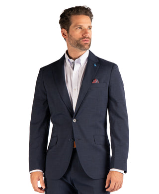 Smart Textured Grid Sport Coat