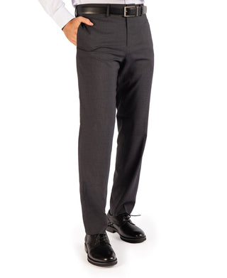 Smart Textured Grid Dress Pants