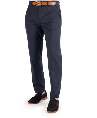 Smart Textured Grid Dress Pants