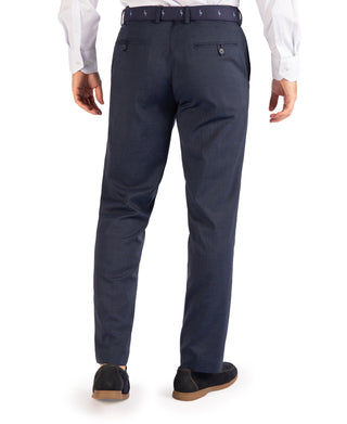 Smart Textured Grid Dress Pants