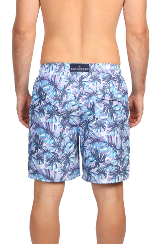 Multi Tropical Leaves Swim Shorts