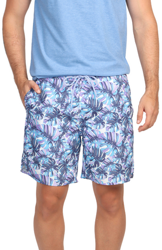 Multi Tropical Leaves Swim Shorts