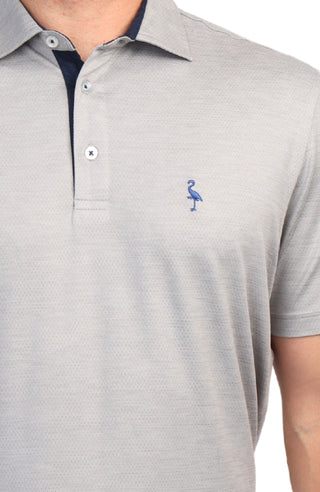 Melange Mesh Performance Polo