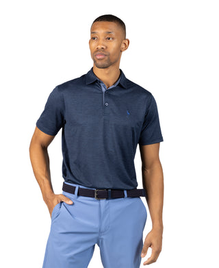 Airflow Melange Mesh Performance Polo