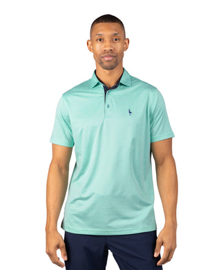 Airflow Melange Mesh Performance Polo