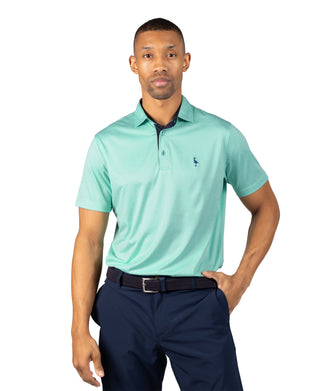 Airflow Melange Mesh Performance Polo