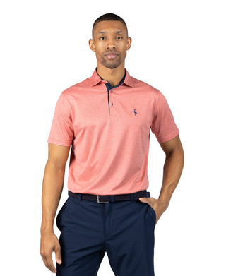 Airflow Melange Mesh Performance Polo