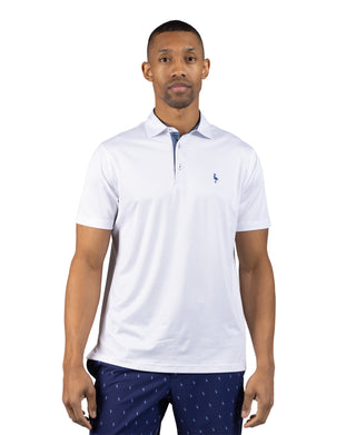 Airflow Melange Mesh Performance Polo
