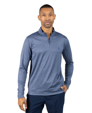 Airflow Melange Mesh Performance Quarter Zip