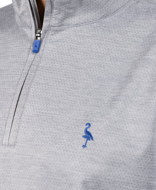 Airflow Melange Mesh Performance Quarter Zip