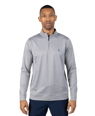 Airflow Melange Mesh Performance Quarter Zip