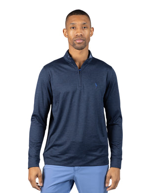 Airflow Melange Mesh Performance Quarter Zip